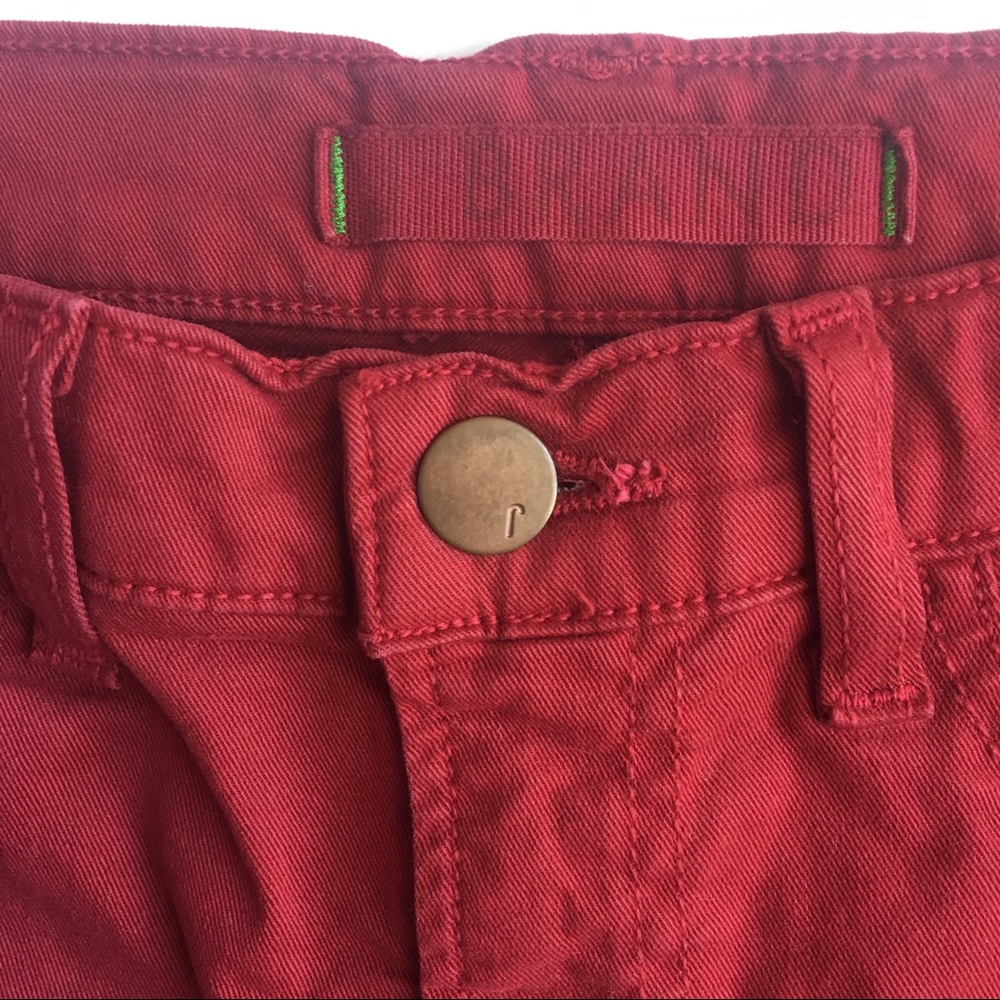 ❌SOLD❌ J Brand Skinny Leg Red Jeans Size 25 - A22 - Picture 4 of 7